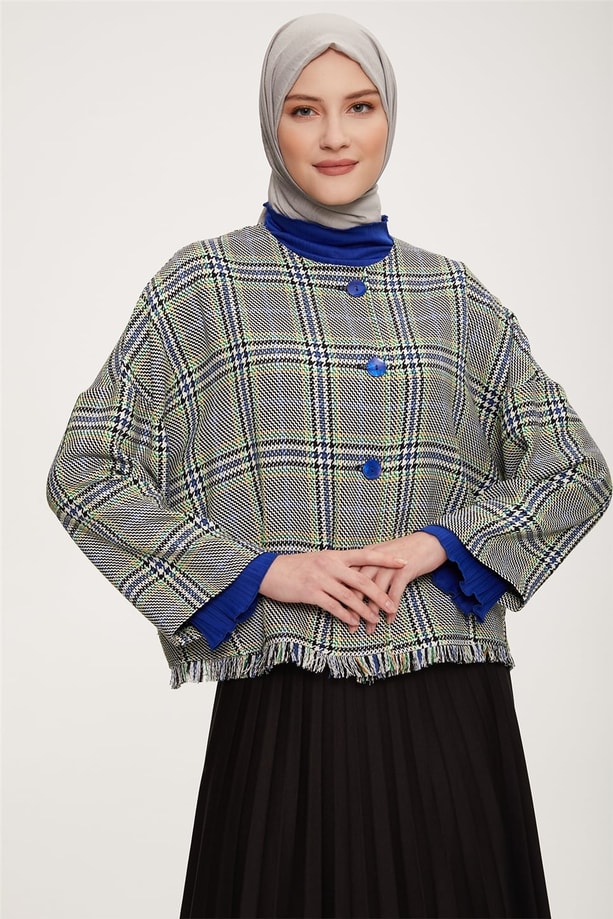 Armine Ekose Ceketli Plise Bodyli Takım 22K6510 Siyah