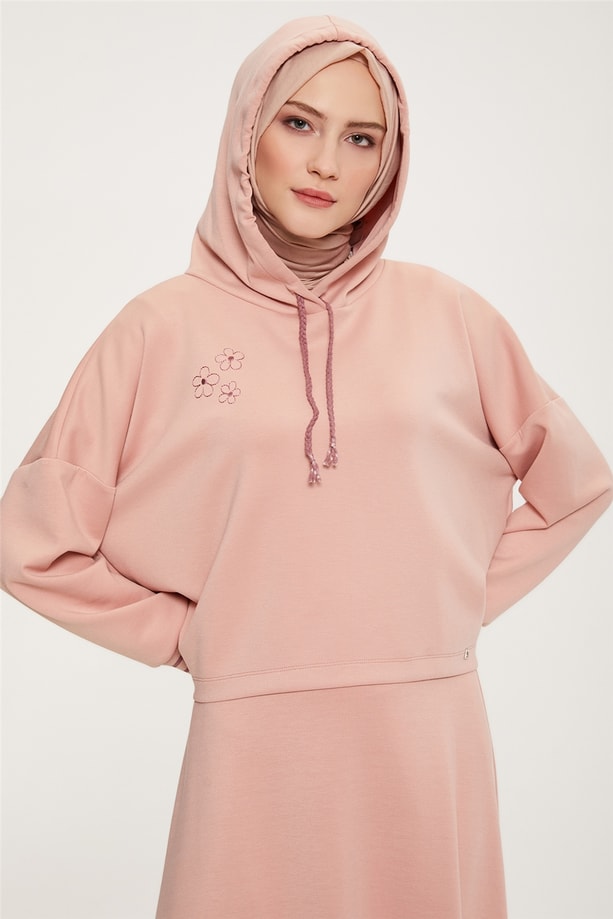 Armine Nakış Ve Ribanalı Modal Takım 22K6520 Gül