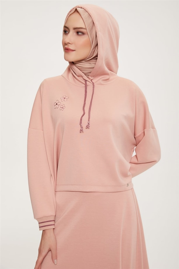 Armine Nakış Ve Ribanalı Modal Takım 22K6520 Gül