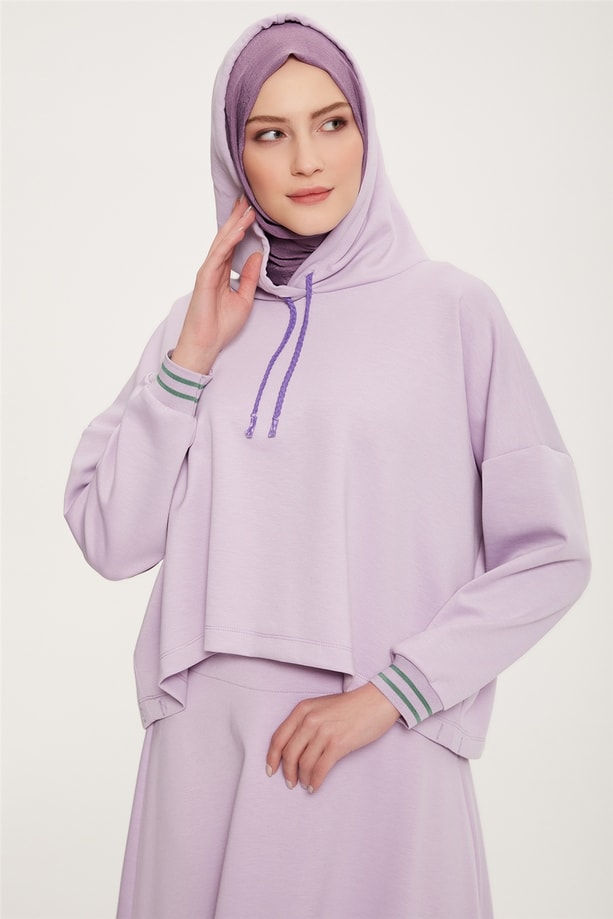 Armine Nakış Ve Ribanalı Modal Takım 22K6520 Lila