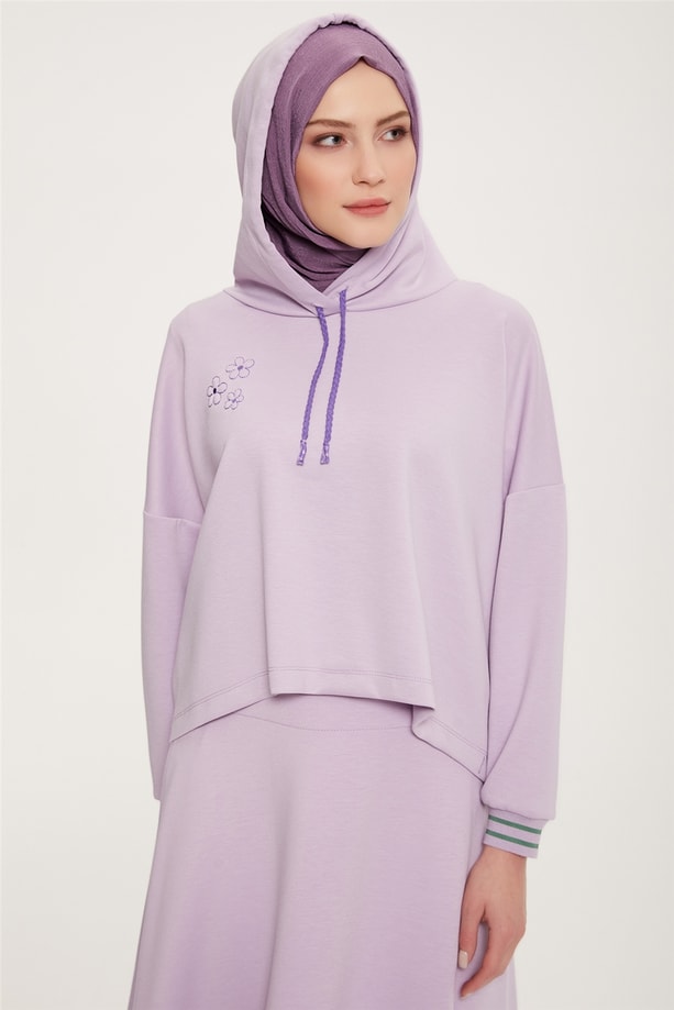Armine Nakış Ve Ribanalı Modal Takım 22K6520 Lila