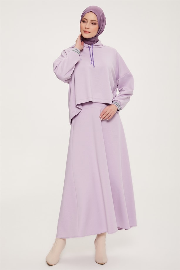 Armine Nakış Ve Ribanalı Modal Takım 22K6520 Lila