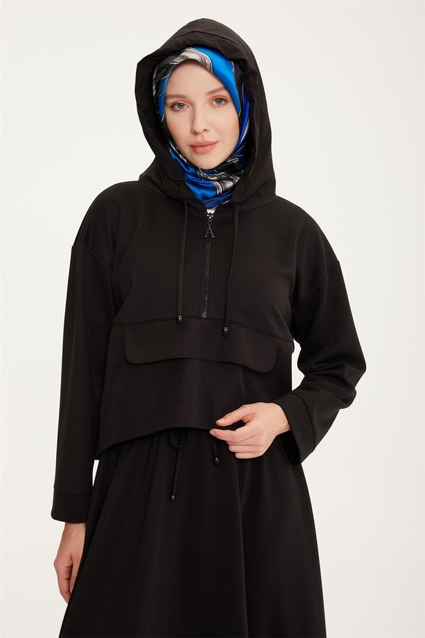 Armine Etekli Rahat Takım 22K6524 Siyah