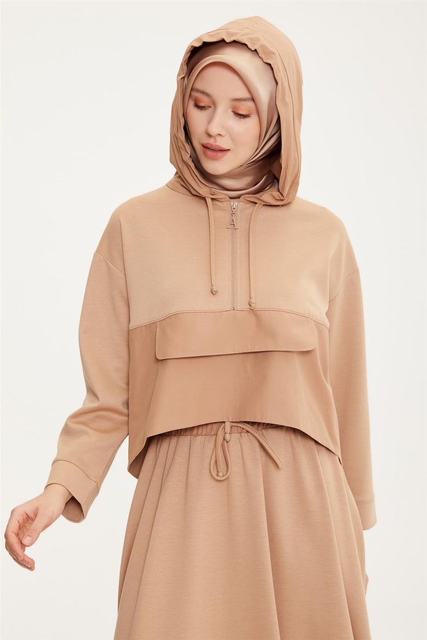 Armine Etekli Rahat Takım 22K6524 Badem