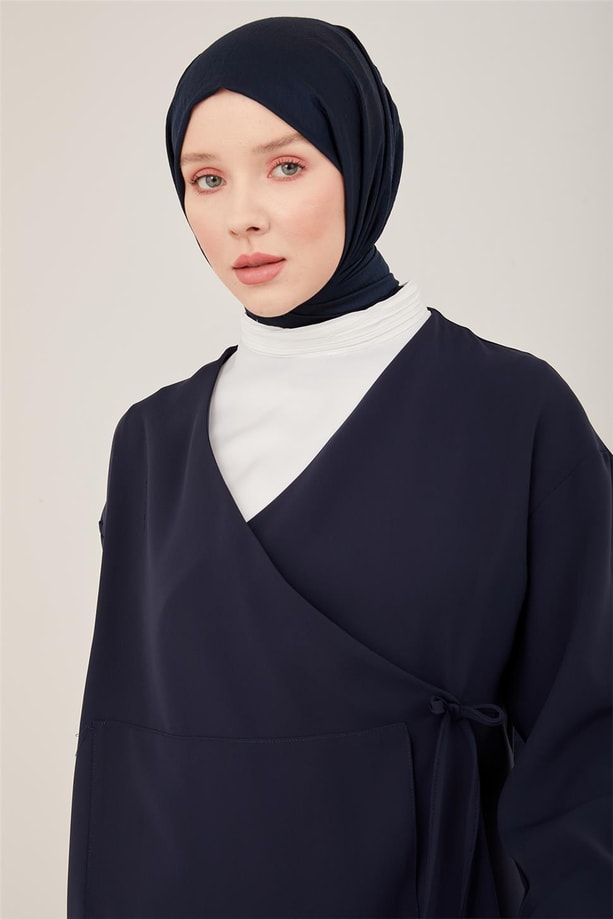 Armine Anvelop Kare Cepli Pantolonlu Takım 22K6526 Lacivert
