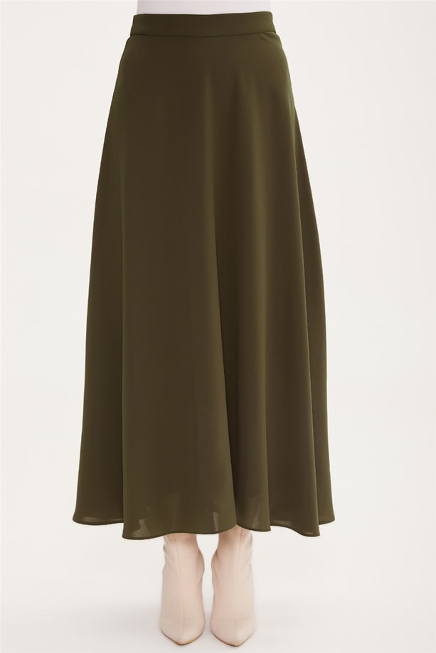 Armine Yeleği Kuşgözlü Etekli Takım 22K6537 Haki