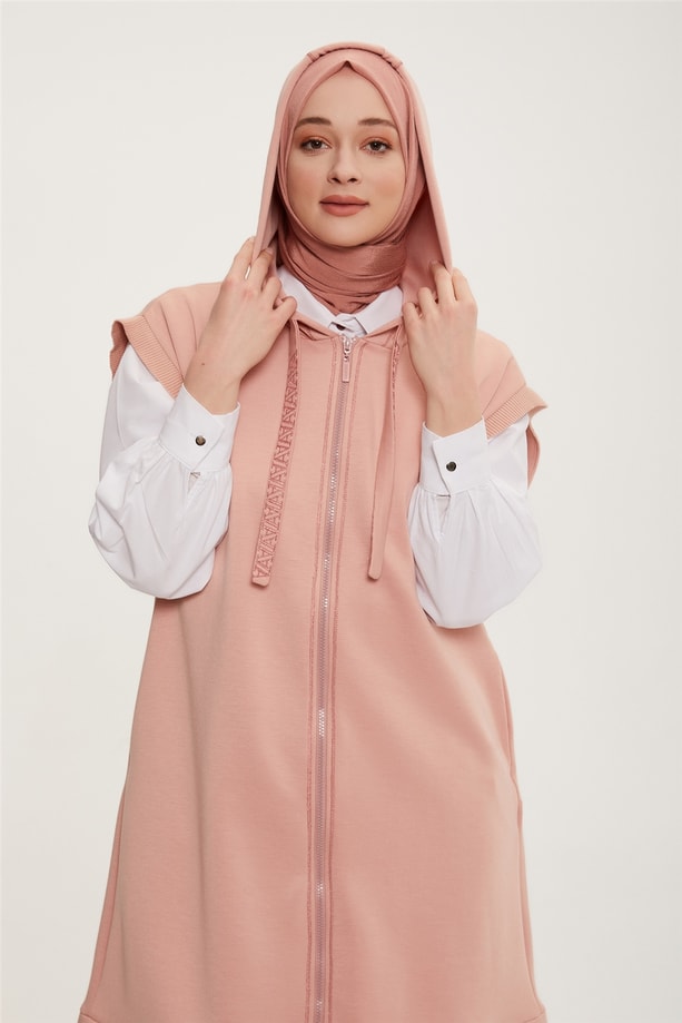 Armine Simli Dikişli Ve Ribanalı Takım 22K6539 Gül