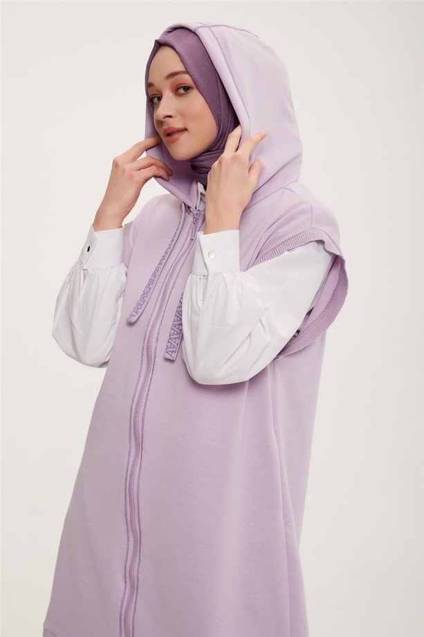 Armine Simli Dikişli Ve Ribanalı Takım 22K6539 Lila