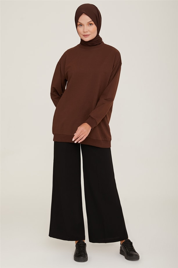 Armine Tunik 22YD7502 Kahverengi