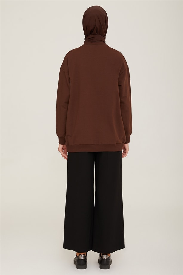 Armine Tunik 22YD7502 Kahverengi