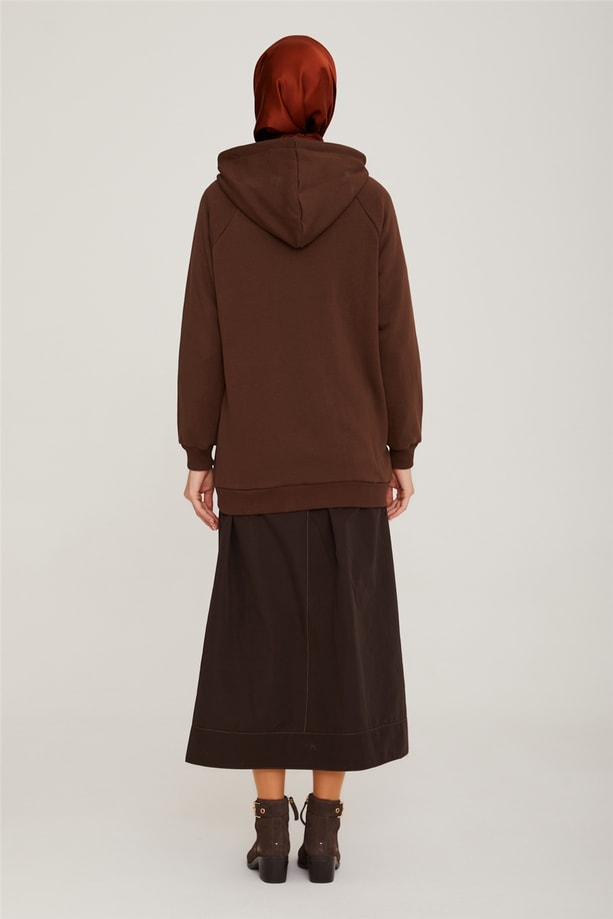 Armine Tunik 22YD7512 Kahverengi