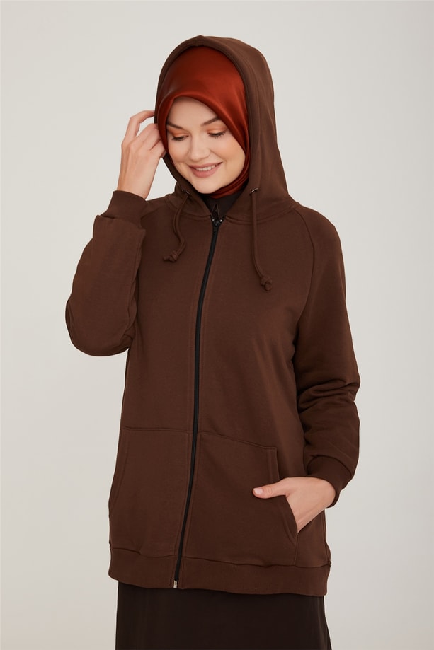 Armine Tunik 22YD7512 Kahverengi