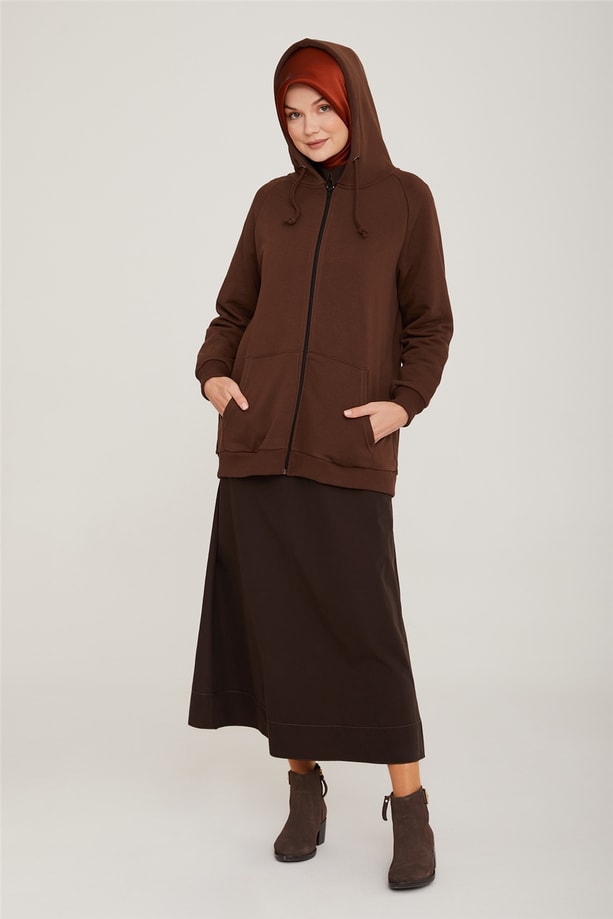 Armine Tunik 22YD7512 Kahverengi