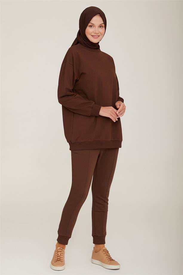 Armine Pantolon 22YD7513 Kahverengi