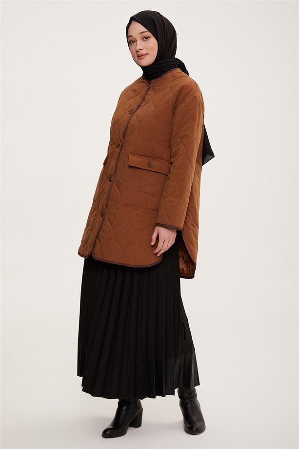Armine Oversize Kapitone Kap 22K7715 Camel