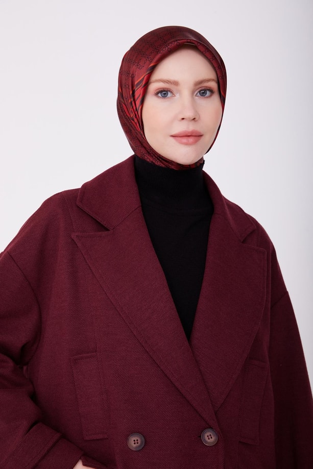 Armine Kruvaze Kapama Cepli Kaban 22K7805 Bordo