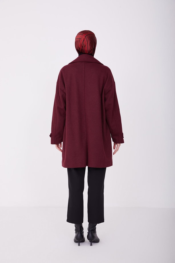 Armine Kruvaze Kapama Cepli Kaban 22K7805 Bordo