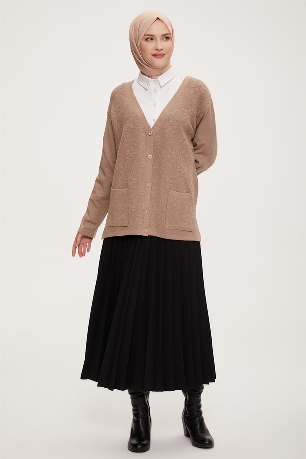 Armine Hırka 22KD9010 Taş