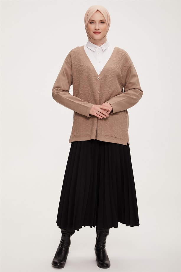 Armine Hırka 22KD9010 Taş