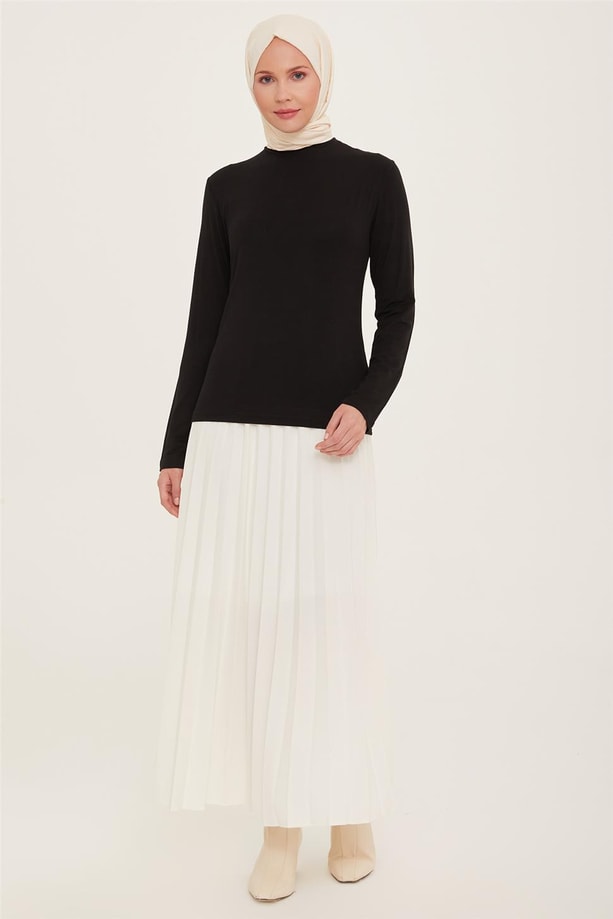 Armine Uzun Kol Badi 22KD9036-1 Siyah