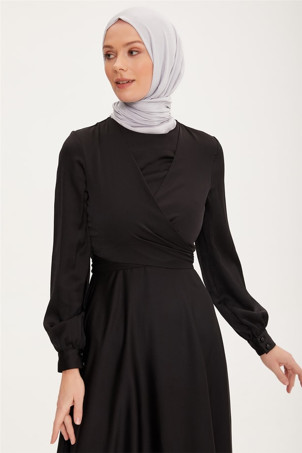 Armine Abiye Elbise 22KD9101 Siyah