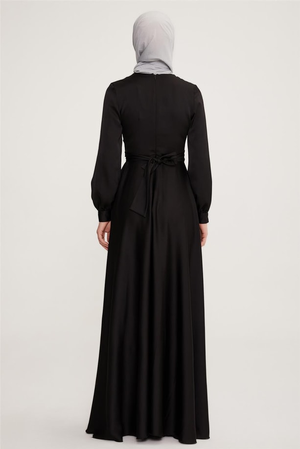 Armine Abiye Elbise 22KD9101 Siyah