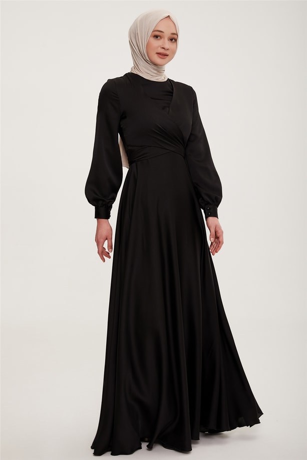 Armine Abiye Elbise 22KD9101 Siyah