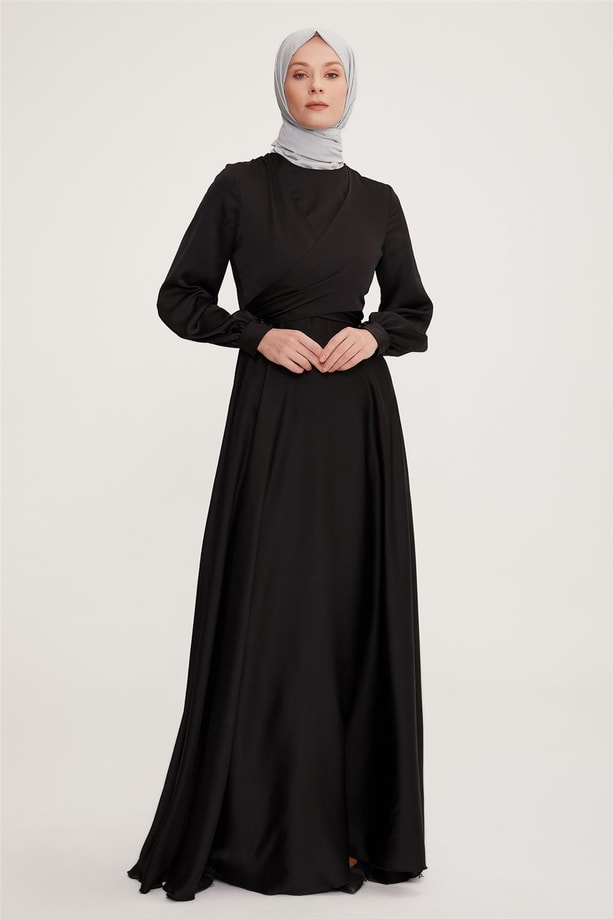 Armine Abiye Elbise 22KD9101 Siyah