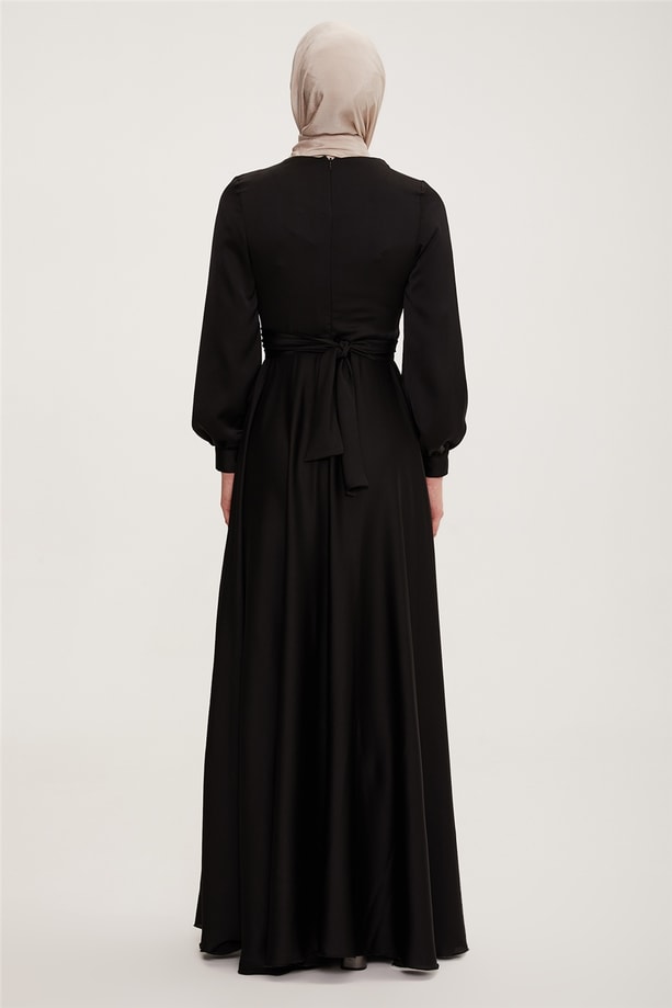 Armine Abiye Elbise 22KD9101 Siyah