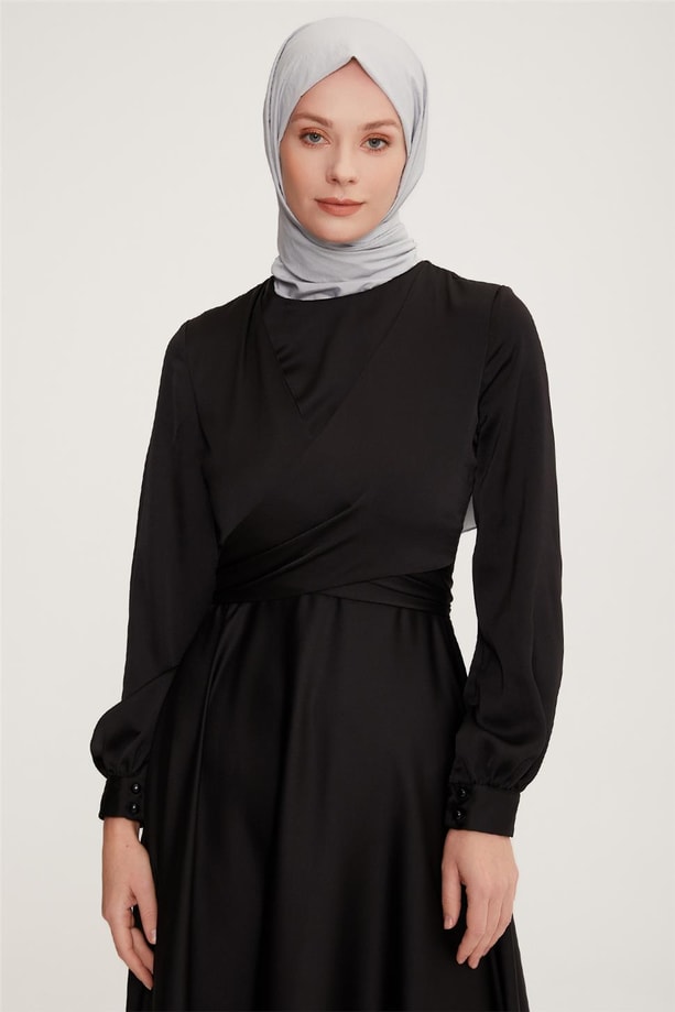 Armine Abiye Elbise 22KD9101 Siyah