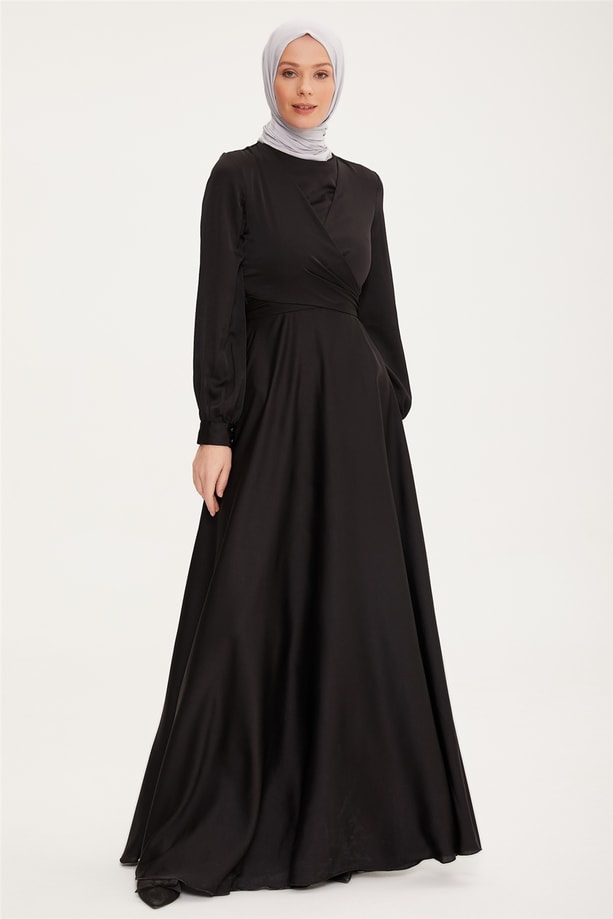 Armine Abiye Elbise 22KD9101 Siyah