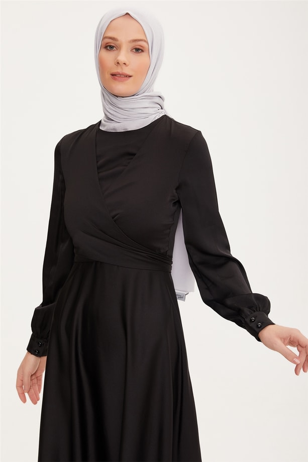Armine Abiye Elbise 22KD9101 Siyah