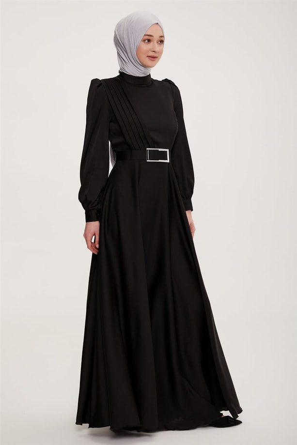Armine Abiye Elbise 22KD9104 Siyah