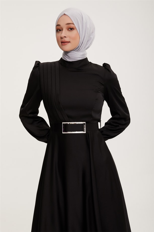 Armine Abiye Elbise 22KD9104 Siyah