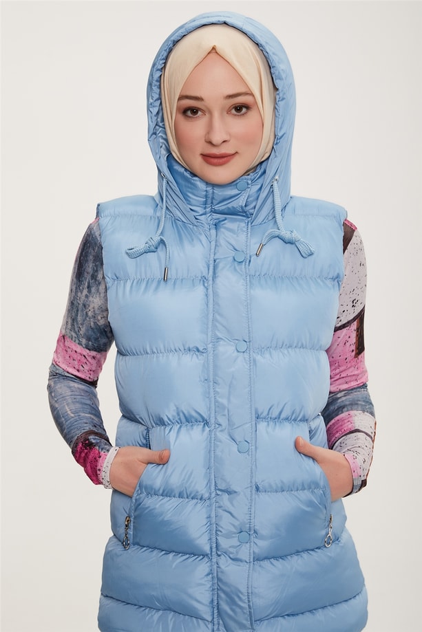 Armine Yelek 22KD9200 Mavi