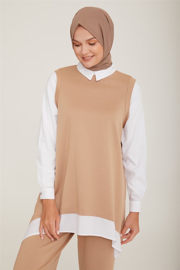 Armine Takım 22KD9247 Camel