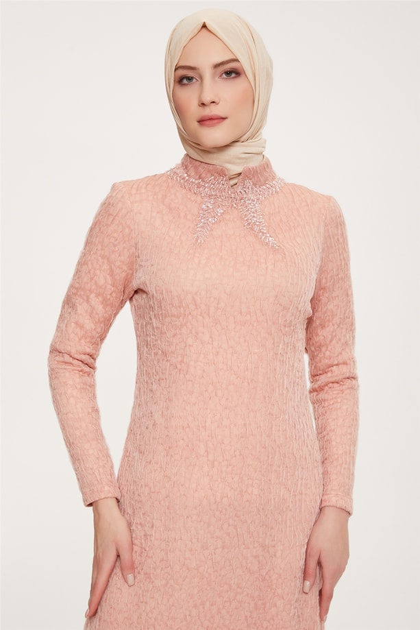 Armine Elbise 22K9422 Somon