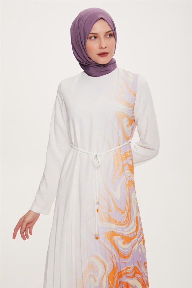 Armine Elbise 22K9429 Ekru