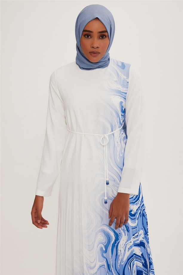 Armine Elbise 22K9429 Optik Beyaz