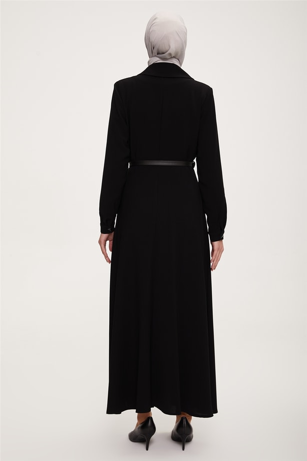 22K9512 Armine Elbise Siyah