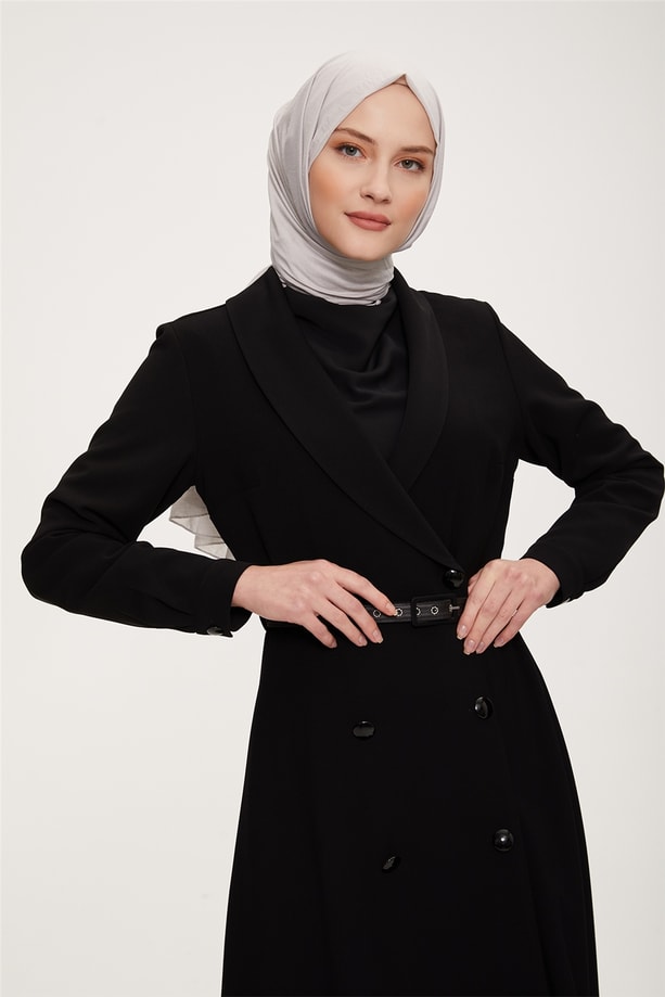 22K9512 Armine Elbise Siyah