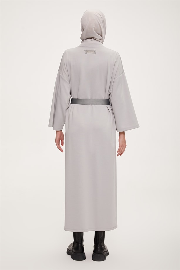 22K9514 Armine Elbise Gri