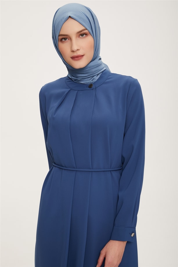 22K9534 Armine Elbise İndigo