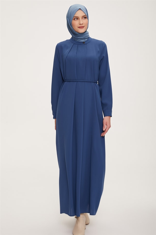 22K9534 Armine Elbise İndigo