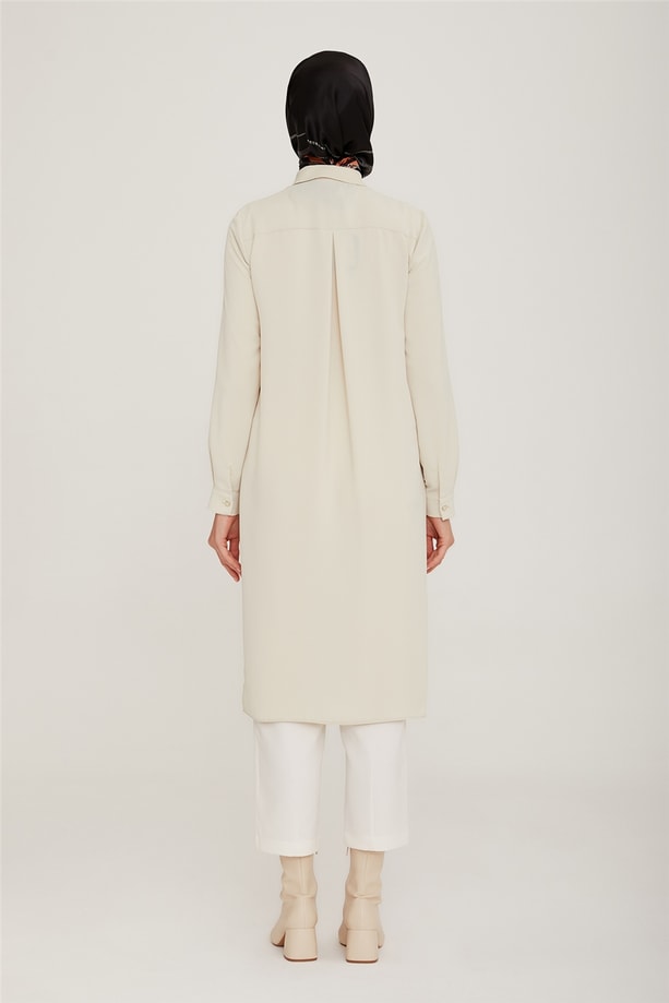  Armine Tunik K22KAH411001 Vanilya