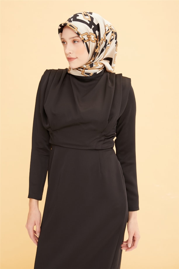 Armine Abiye Elbise 22YD1950 Siyah