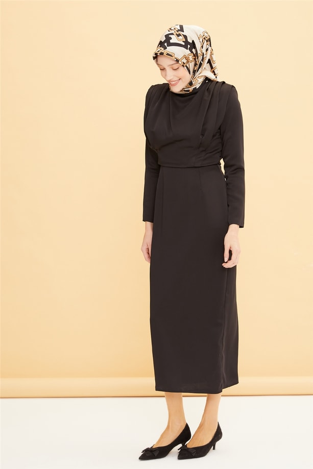 Armine Abiye Elbise 22YD1950 Siyah