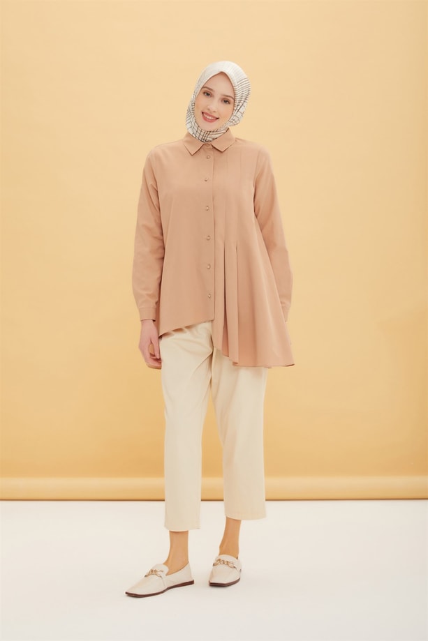 Armine Pamuk Pantolon 22Y2202 Ekru