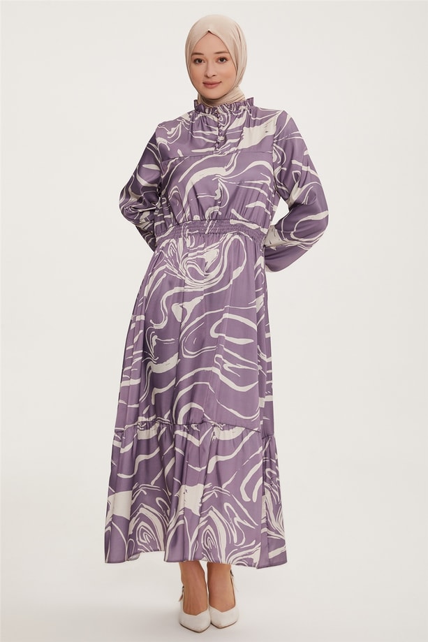 Armine Elbise 22YD2300 Lila