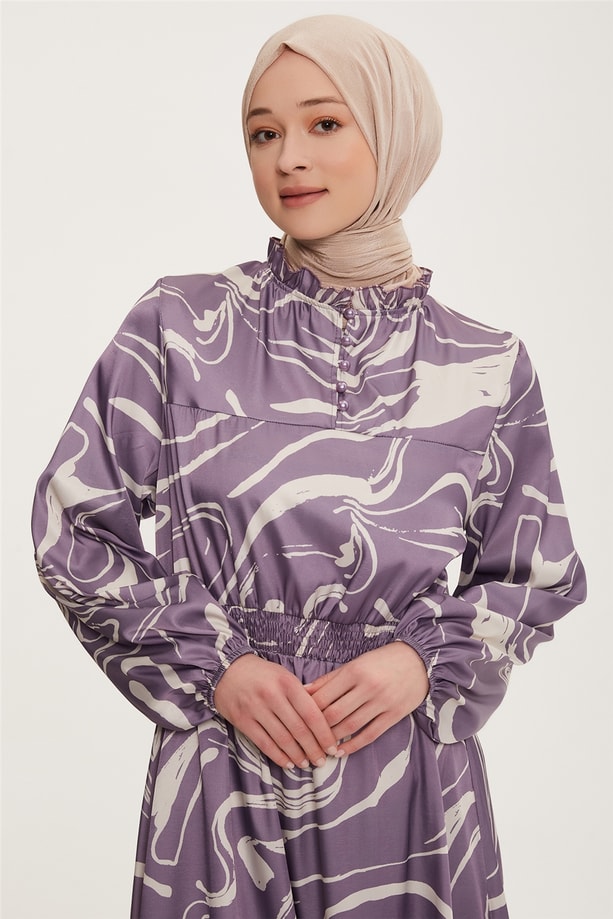 Armine Elbise 22YD2300 Lila
